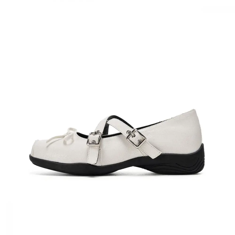EBLAN Mary Jane Shoes Women's White