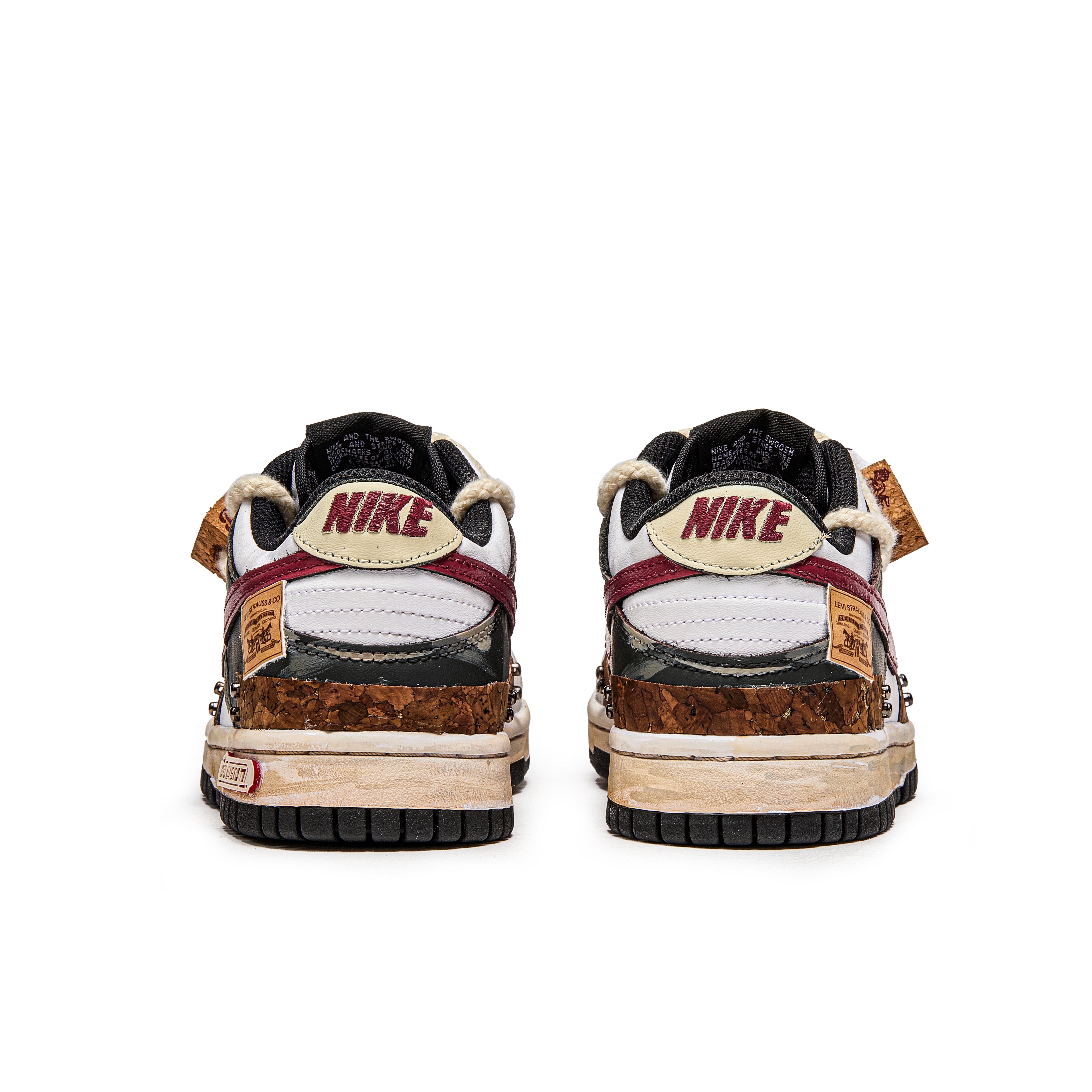 Nike Dunk Box, Vintage Burgundy Cushioning Quick Dry Abrasion Resistant Balance Low top Skateboard Shoes Unisex купить в интернет-магазине Yoocart с быстрой доставкой по России.