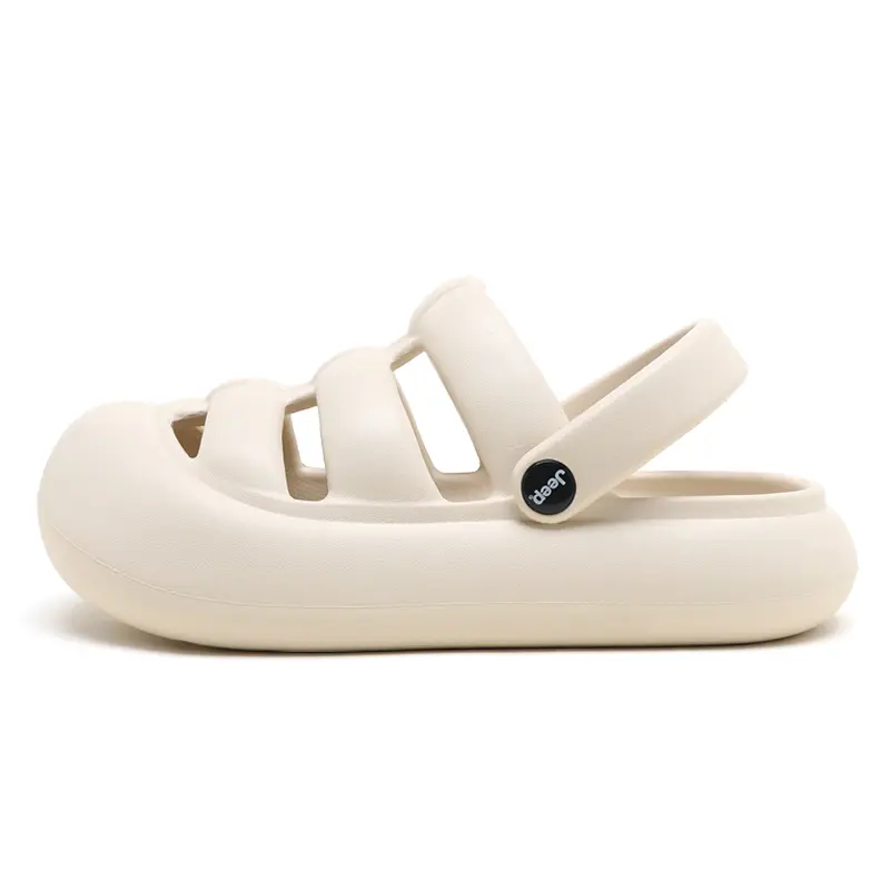 Jeep Slip Resistant Closed Toe Slippers Unisex Khaki
