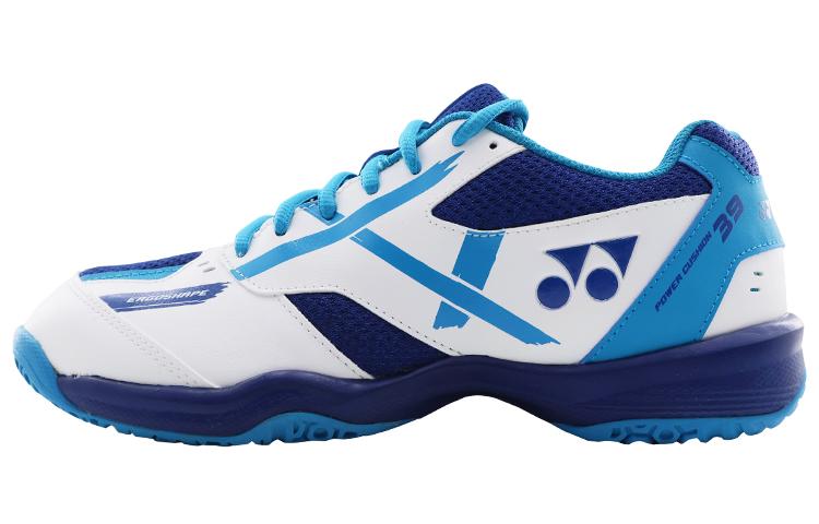 YONEX 39 Collection Slip-Resistant Cushioning Low-Top Badminton Shoes Men's White Blue