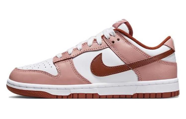 Nike Dunk Low top Skateboard Shoes Women's White Pink купить в интернет-магазине Yoocart с быстрой доставкой по России.