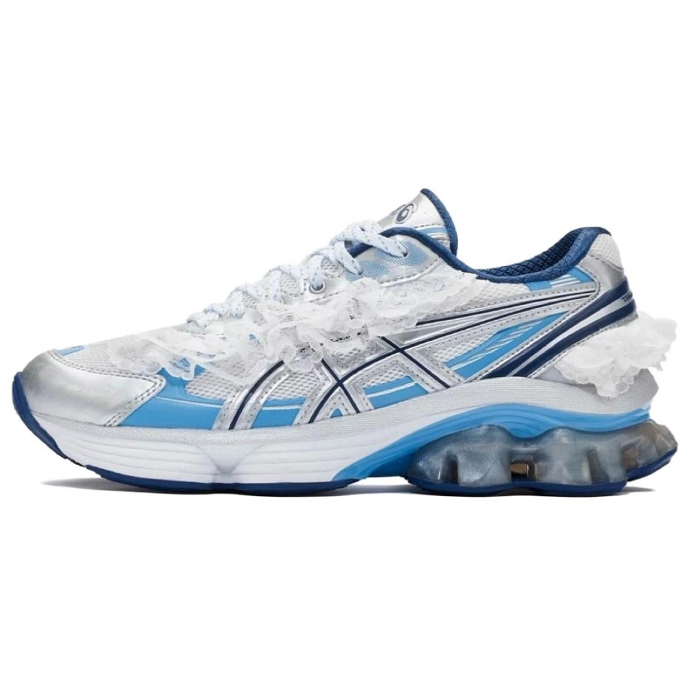 SHUSHU/TONG x Asics GEL KINETIC FLUENT Abrasion Resistant Low top Running Shoes Unisex Blue White