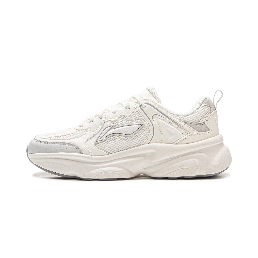 LiNing Coconut Milk Cushioning Lightweight Low Top Chunky Sneakers Women's Ivory Crystal Limestone