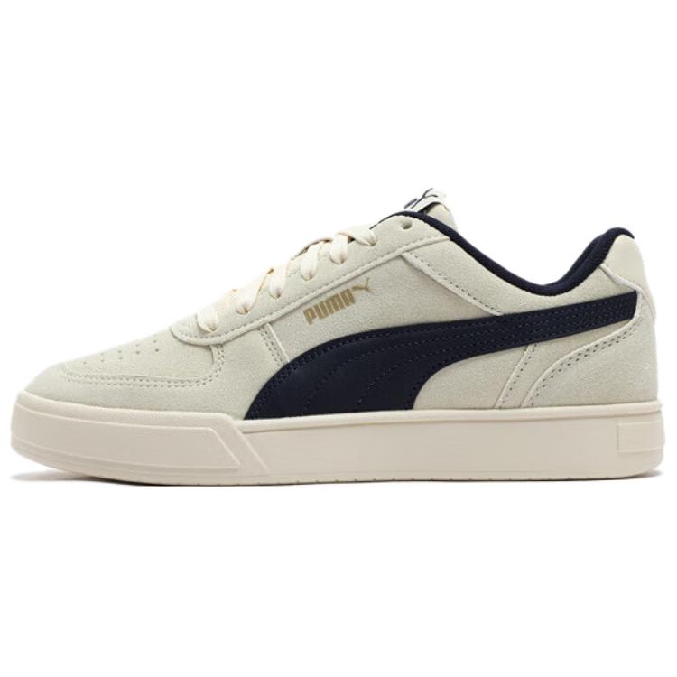 PUMA Caven Durable Breathable Low-Top Skateboard Shoes Unisex Beige
