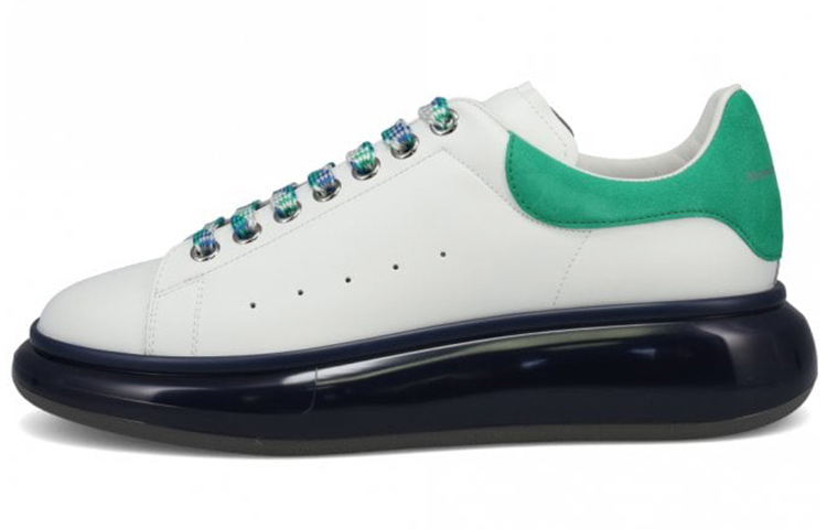 Alexander McQueen Oversized Sneaker Stylish Skateboarding Shoes Men's White Green