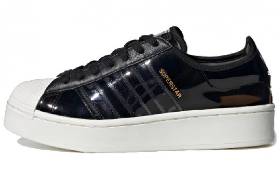 Adidas Originals Superstar Bold 'Black Off White' Women's