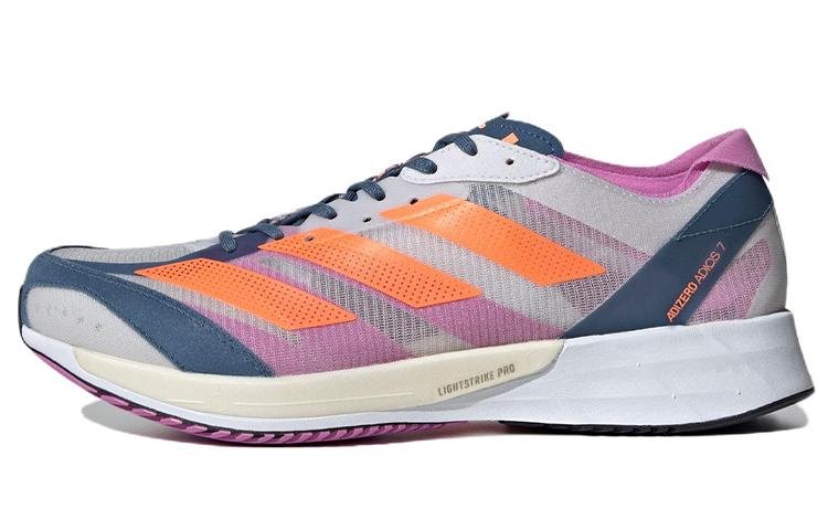 Adidas Adizero Adios 7 Dash Grey Solar Orange Wonder Steel купить в интернет-магазине Yoocart с быстрой доставкой по России.