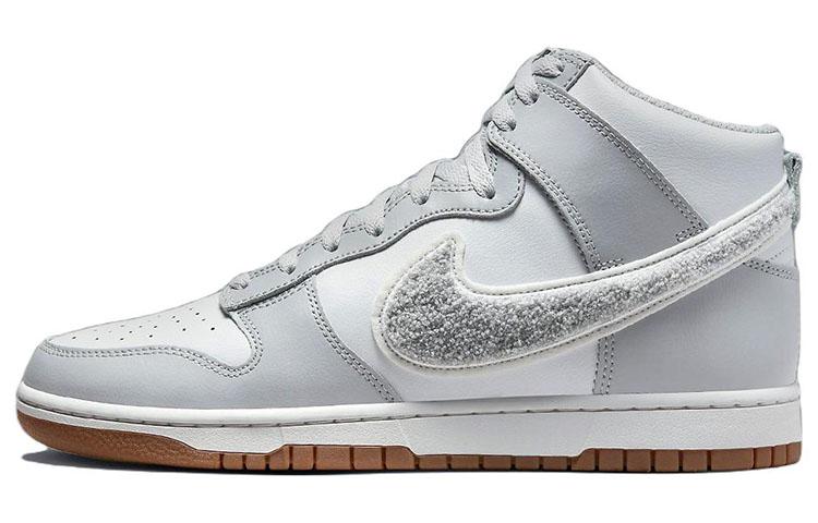 Nike Dunk High 'Chenille Swoosh Light Smoke Grey'