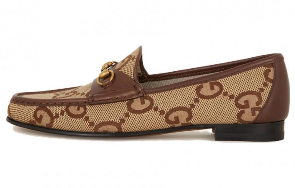 GUCCI Horsebit 1953 Monogram Loafers