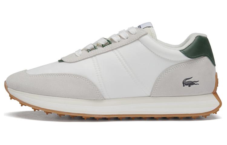 LACOSTE L-SPIN Low-Top Casual Shoes Men's White Green
