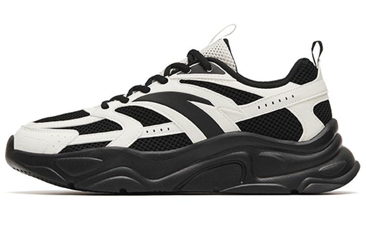 Anta Life Collection Low-Top Casual Shoes Women's Black White
