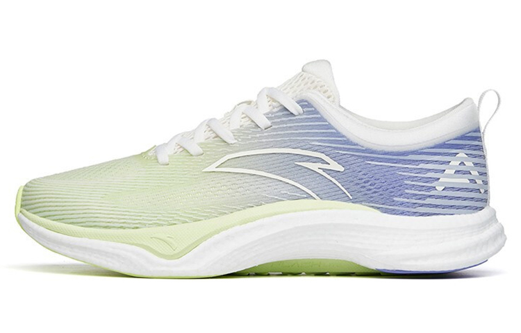 Anta Four Generations Of Hydrogen Running Slip-Resistant Low-Top Running Shoes Women's Yellow Purple