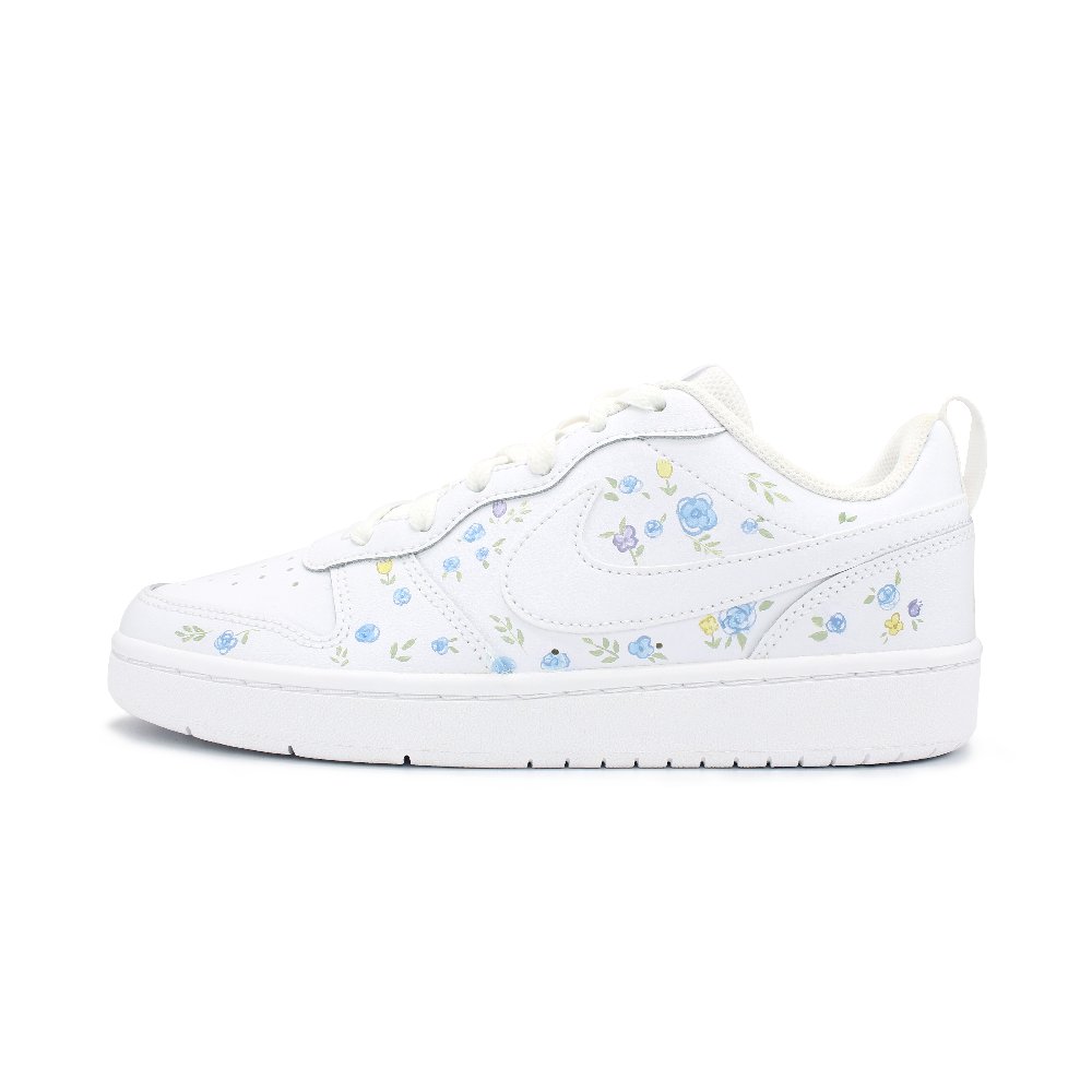Nike Court Borough 2 Skateboard Shoes Women's Low-Top White/Blue