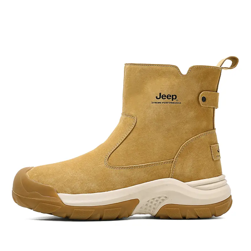 Jeep Short Martin Boots Men's Camel