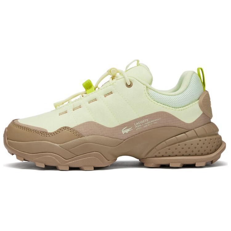 LACOSTE Low-Top Chunky Sneakers Women's Yellow/Light Brown