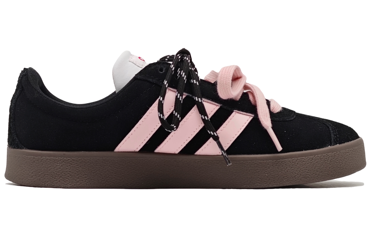 Adidas VL Court 2.0 Skateboard Shoes Women's Low top Hs== Black/Pink