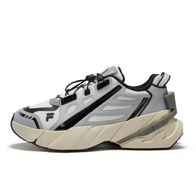 FILA FUSION TI-22 Wear-Resistant Low-Top Casual Shoes Men's Gray