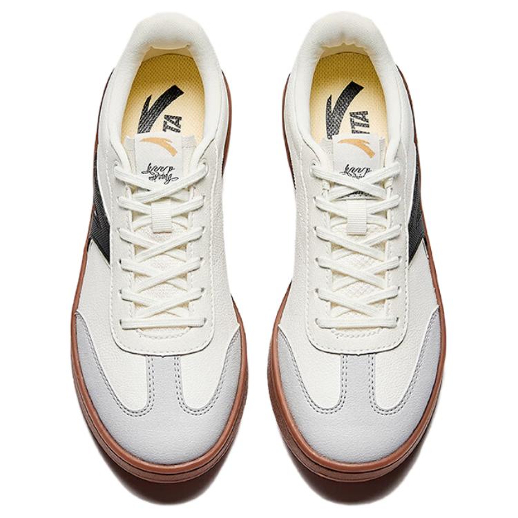 Anta Wear resistant And Lightweight Low top Skateboard Shoes Women's Ivory White Microchip Gray Basic Black купить в интернет-магазине Yoocart с быстрой доставкой по России.