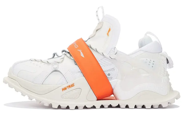LiNing Pan Gu Casual Shoes Men's Low top White/Orange