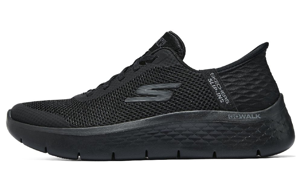 Skechers Go Walk Fle Mid Top Running Shoes Women's Black
