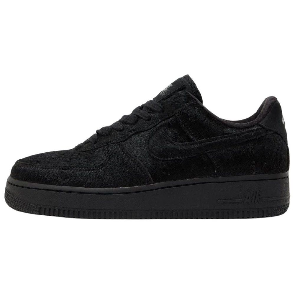 Nike Air Force 1 Abrasion Resistant Low Top Skateboard Shoes Women's Black