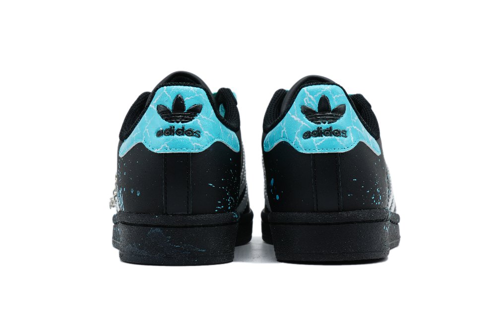 Adidas Originals SUPERSTAR Slip Resistant Low Top Skateboard Shoes Unisex Blue