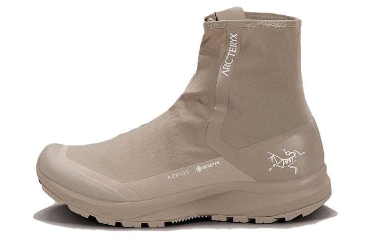 Arcteryx Aerios Ventilated Waterproof Wear resistant Short Outdoor Boots Unisex Sand
