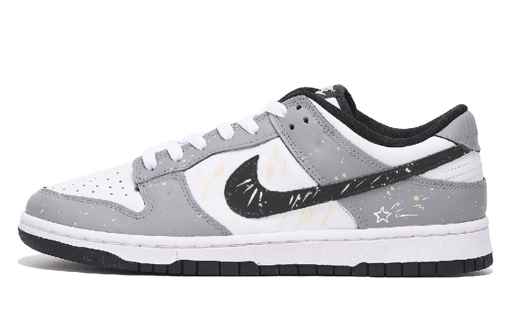 Nike Dunk Low Top Skateboard Shoes Unisex Gray