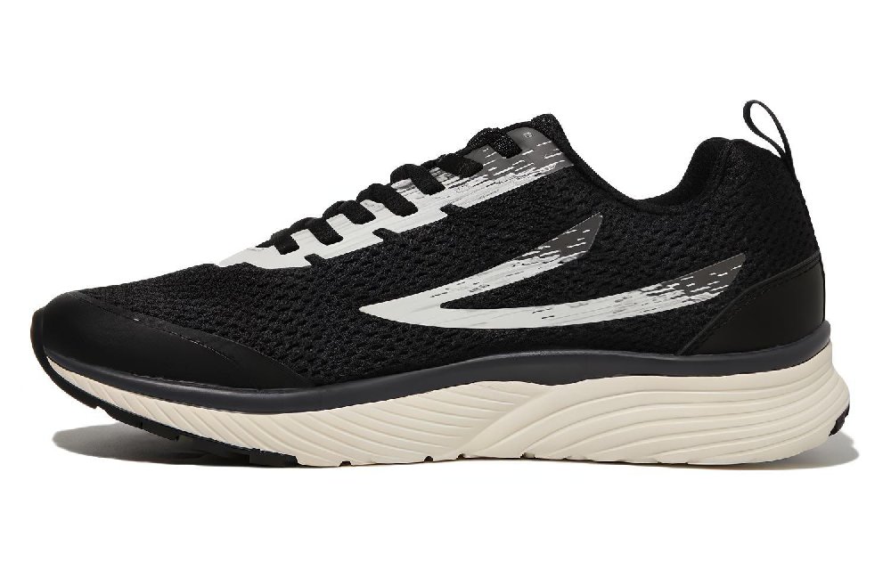 FILA RGB Flex 3.0 Low Top Running Shoes Unisex Black White Korean Style