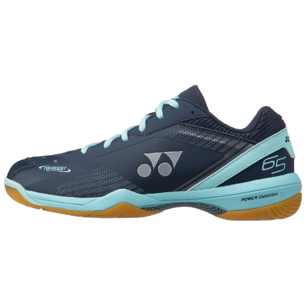 YONEX POWER CUSHION 65 Wear-Resistant Low-Top Badminton Shoes Unisex Blue