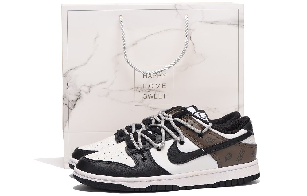 Nike Dunk Skateboard Shoes Women's Low-Top Brown