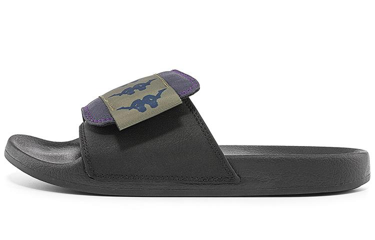 Kappa Slip Resistant Slide Slippers Unisex Black
