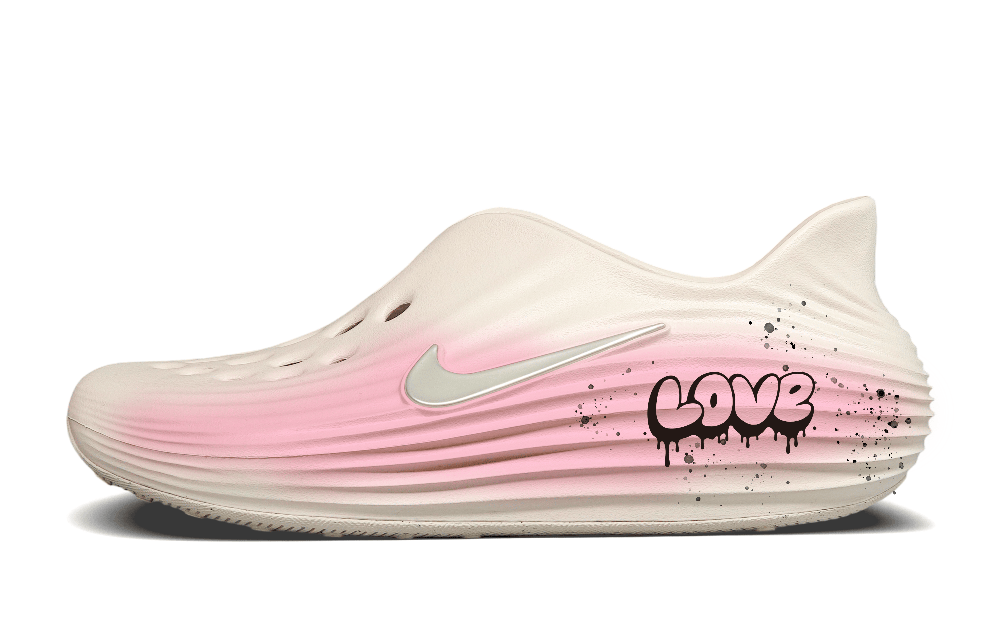 Nike ReactX Rejuven8 Clogs Unisex Beige Pink