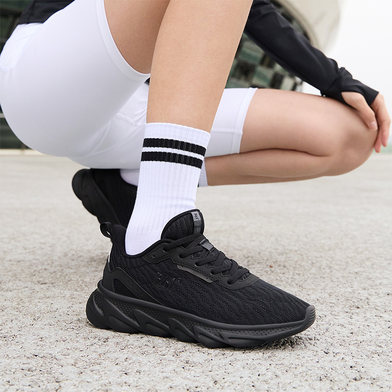 361° Breathable And Lightweight Low Top Running Shoes Women's Obsidian Black купить в интернет-магазине Yoocart с быстрой доставкой по России.