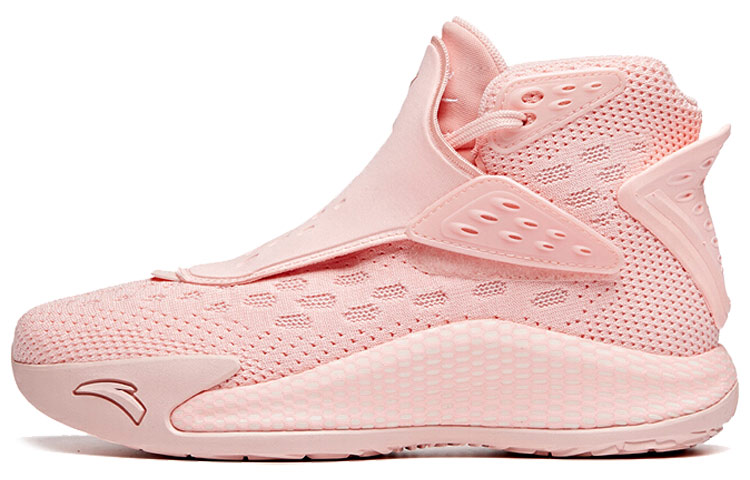 Anta KT5 'Valentine's Day' Anti-Slip Wear-Resistant High-Top Basketball Shoes Women's Pink