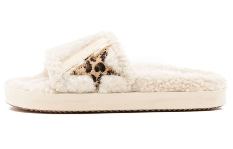 Golden Goose Slide Slippers Women's Ecru