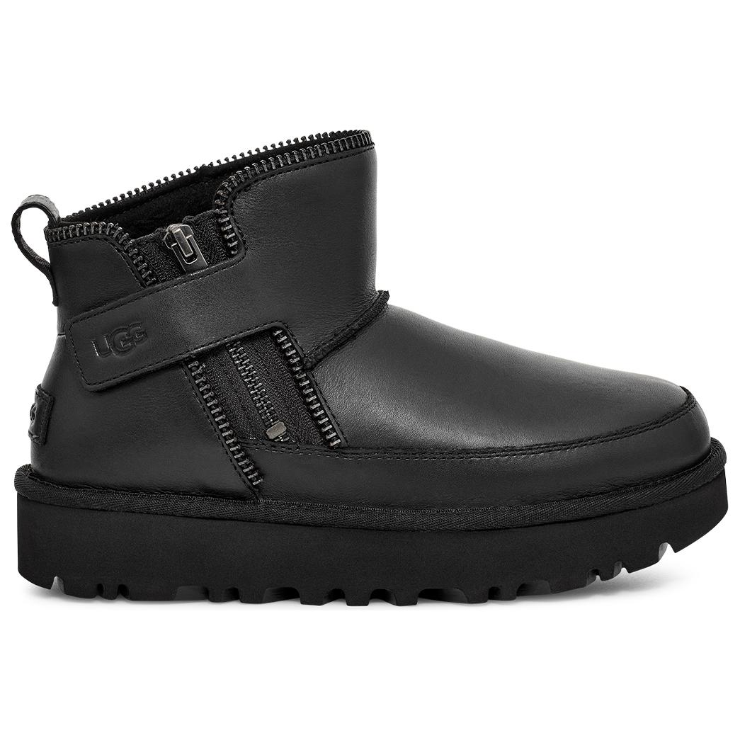 UGG Classic Mini Moto Boot Black Women's купить в интернет-магазине Yoocart с быстрой доставкой по России.