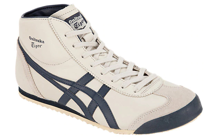 Onitsuka Tiger Mexico Mid Runner 'Creamwhite Dark Blue' купить в интернет-магазине Yoocart с быстрой доставкой по России.