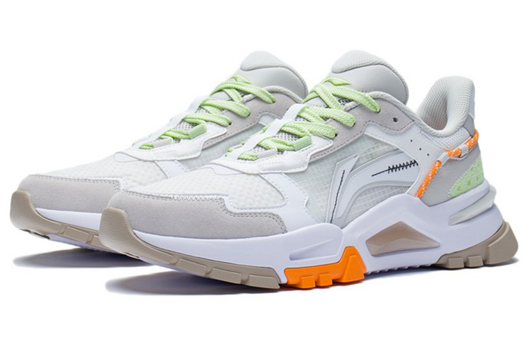LiNing Reverse Low Top Sports Casual Shoes Men's White Gray