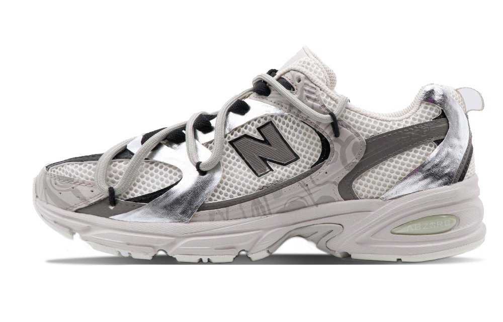 New Balance NB 530 Anti-Slip Wear-Resistant Breathable Lightweight Low-Top Casual Running Shoes Unisex Light Milk Tea