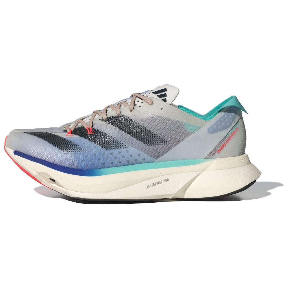 Adidas Adizero Adios Pro 3 Off White Aurora Ink Flash Aqua Women's