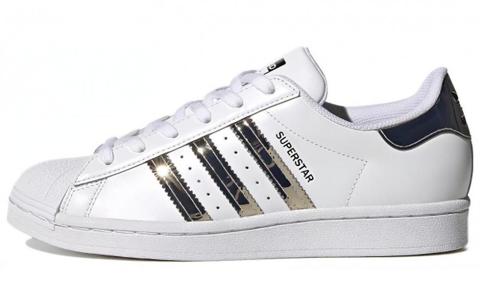 Adidas Superstar Cloud White Silver Metallic Women's