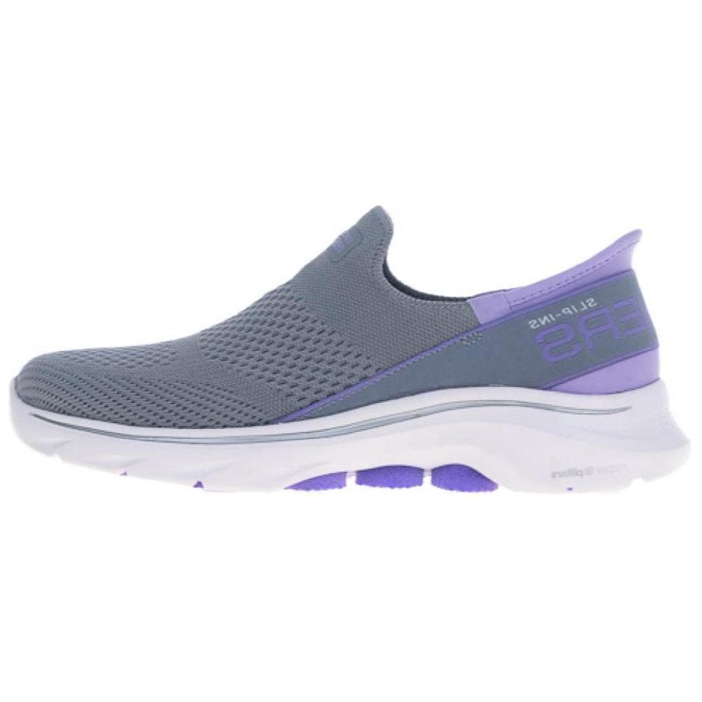 Skechers GO WALK 7 Casual Shoes Women's Low-Top Gray Purple