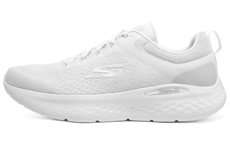 Skechers Go Run Lite Low Top Casual Running Shoes Men's White