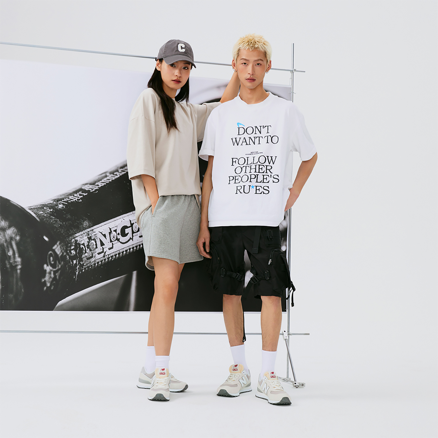 New Balance Повседневная обувь Low Top Белая Унисекс