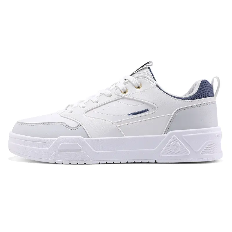 361° Slip Resistant Cushioning Low Top Skateboard Shoes Men's White Blue
