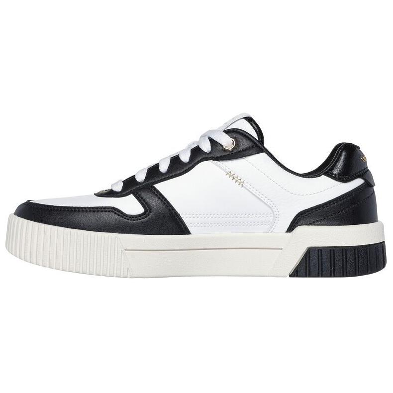 Skechers Court Classics Breathable Low-Top Casual Shoes Women's Black White