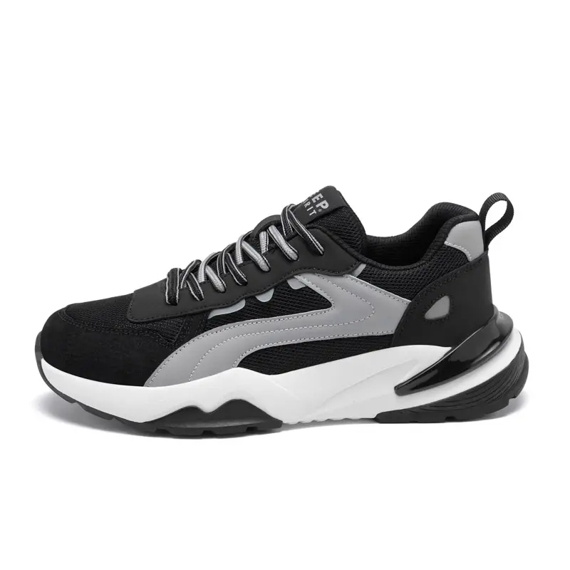 JEEP SPIRIT Low Top Casual Shoes Men's Graphite Black