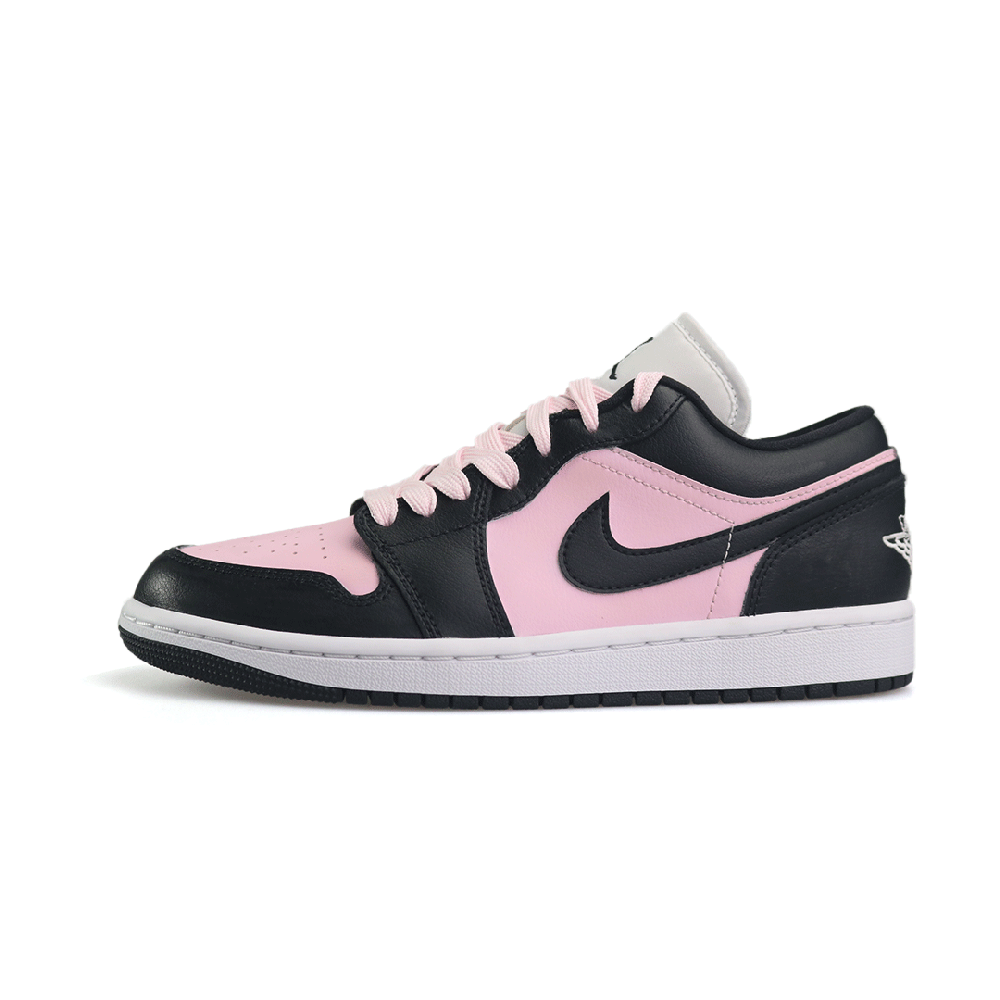 Jordan Air Jordan 1 Vintage Basketball Shoes Unisex Low Top Black/Pink