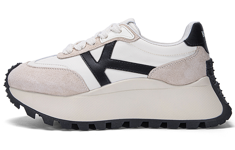 Kappa Anti-Slip Wear-Resistant Low-Top Casual Shoes Women's Greige